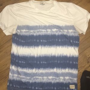 Hollister Tie Die Blue Shirt